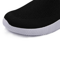 Zapatillas De Mujer 2024 Primavera Para Caminar Comodidad Respirables Zapatillas Planas De Nieve De Lana Tejida Casual Zapatillas De Correr Para Adultos - details 4