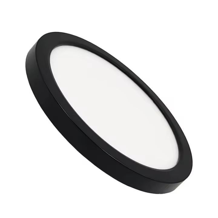 Downlight + Plafón Circular LED Negro - 8-12-24W - Superficie o Empotrable - Luz seleccionable 2700K- 6000K - 1