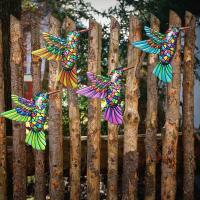 Arte De Hierro Colibrí Herramienta Artesanal Colgante Decoración De Pared Para Jardín Decoración De Hogar Decoración De Pared Para Valla Estilo Rústico Farmhouse - details 1