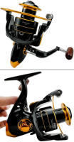 Carrete De Pesca Spinning GHOTDA Serie 1000-7000 Material De Aluminio Ratio De Mezcla 5.2:1 Herramientas De Pesca Para Oceano Playa Río Estanque Ambidextro - details 7