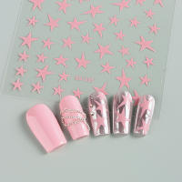 Pegatinas De Uñas 3D Estrella Y2K Para Mujeres Y Niñas Adhesivas Pentagrama Diseño De Uñas Decoración Para Manicura DIY Y Salón - details 12