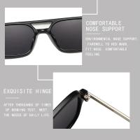 Gafas De Sol Cuadradas Vintage Para Hombres Y Mujeres Protección UV400 Marco Grande Estilo De Los Años 70 Gafas De Verano - details 9