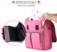 Bolso De Diaper Multifuncional Para Bebé Insular Elegante Bolsa De Camarón Para Mamá Viaje Cambio Con Carrito De Manos Para Mujer Tamaño Medio - details 21