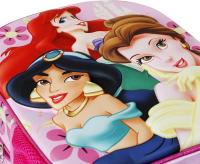 Mochila 3D Pequeña Princesas Disney Palace Rosa. Tamaño 31x26x11cm. KARACTERMANIA - details 2