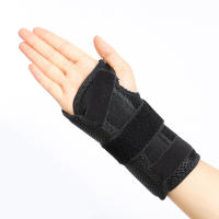 Guantes de soporte Fijo con Placa de Aluminio para entrenamiento Deportivo, with Correa elástico transurable PARA EL Pulgar y la muñeca. - details 2