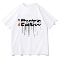 Camiseta Eléctrica Callboy Estampado Moda Verano Ligera Y Delgada Hombres Y Mujeres Manga Corta Cuidado Con Lavado Máquina - details 6