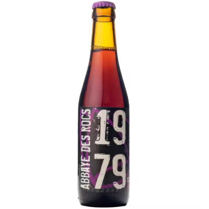 6 uds x Abbaye Des Rocs Brune 33Cl cerveza Belga tostada strong ale - 1