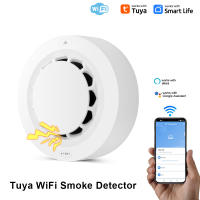 Detector De Fuma Tuya WiFi Alarma De Incendio Protección Hogar Seguridad Síntomas De Fuma 80dB Combinación De Alarma De Incendio Para Casas Y Líquidos - details 0