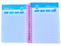 MP -  Agenda escolar de Tapa Dura 2024 - 2025 Tamaño A5 15x21 cm , Color Azul y Turquesa, con Páginas para Nombre, Exámenes, Entregas y Excursiones - Diseño en Portada días por página. Agendas Bonitas - details 7