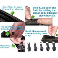 Kit De Reparación De Cremalleras Universal 6/36pcs Sliders De Cremallera Para DIY Accesorios De Costura Cremalleras Auto Bloqueables Ecológicas Impermeables Tamaños S M L - details 1