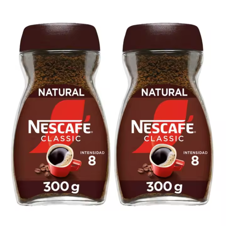 Café soluble natural Nescafé Classic 300 g Pack 2ud - 1