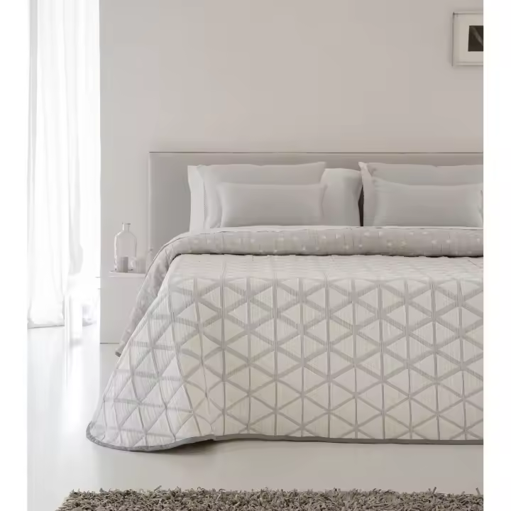 JVR - COLCHA TIPO 10 modelo NILO - Tejido Jacquard Pique - Fabricado en España - Cama 90/105/135/150/160/180 - 1
