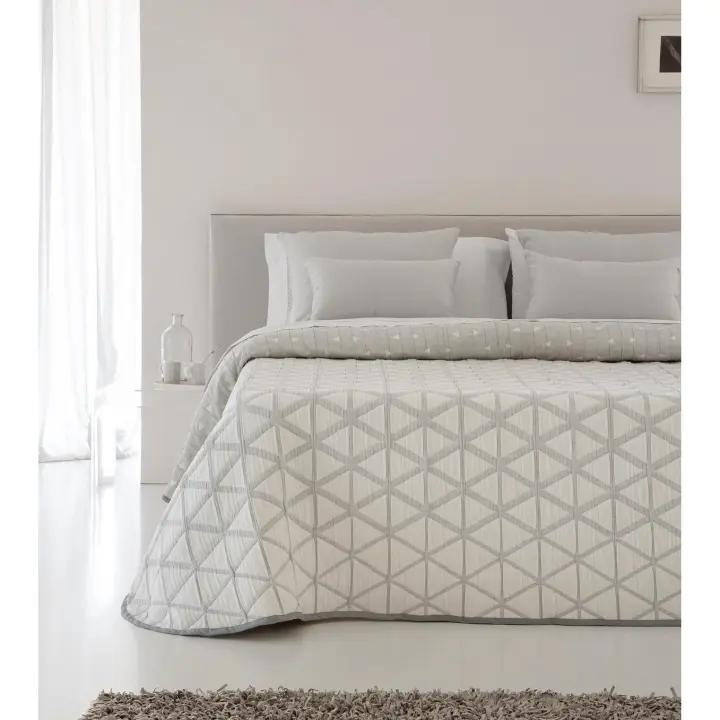 JVR - COLCHA TIPO 10 modelo NILO - Tejido Jacquard Pique - Fabricado en España - Cama 90/105/135/150/160/180 - 1