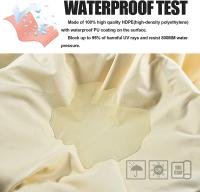 Toldo de vela de Sombra triangular, 3 m x 3 m x 3 m, sombrilla de Lona impermeable, 98% a prueba de rayos UV, 180g/m², Protección solar para exteriores, Jardín, Terraza, fiesta (CAFI) - details 2