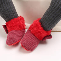 Nuevos Zapatos Para Bebé Recién Nacidos Antideslizantes Con Lazo Cómodo Y Atractivos De Corduroy Y Algodón Para Primavera Invierno Protección Del Piso Con Cierre De Cremallera - details 19