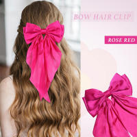 Diademas De Satén Sólido Para Niñas Colores Rosa/Negro/Blanco Accesorios De Cabello Para Mujer Diadema De Clip De Moda Para Primavera - details 9