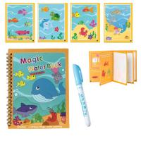 Libro Mágico De Dibujo Montessori Juguete Educativo Temprano Reutilizable Libro De Coloración Con Agua Juguetes De Dibujo Sensoriales Para Niños - details 5