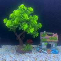 Decoración De Acuario DIY Planta Artificial De Agua Dulce Árbol Y Grama Adornos Para Tanque De Peces Tamaño 26cm/10.24 Pulgadas - details 4