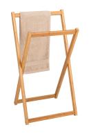 Toallero plegable Bambusa, ahorra espacio, ideal para guardar toallas y ropa, 44,5 x 82 x 40 cm - details 3