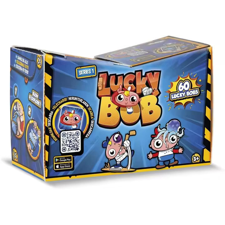 Lucky Bob - Cada paquete contiene 2 muñecos - Hay 60 Lucky Bobs diferentes - Coleccionable - IMC TOYS - Mayores de 3 años - 1