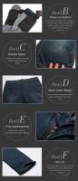 Pantalones De Motocicleta Para Hombre Anti-caída Clásicos Para Conducir Motocicleta Jeans De Denuedo Para Todas Las Estaciones Con Protección CE - details 10