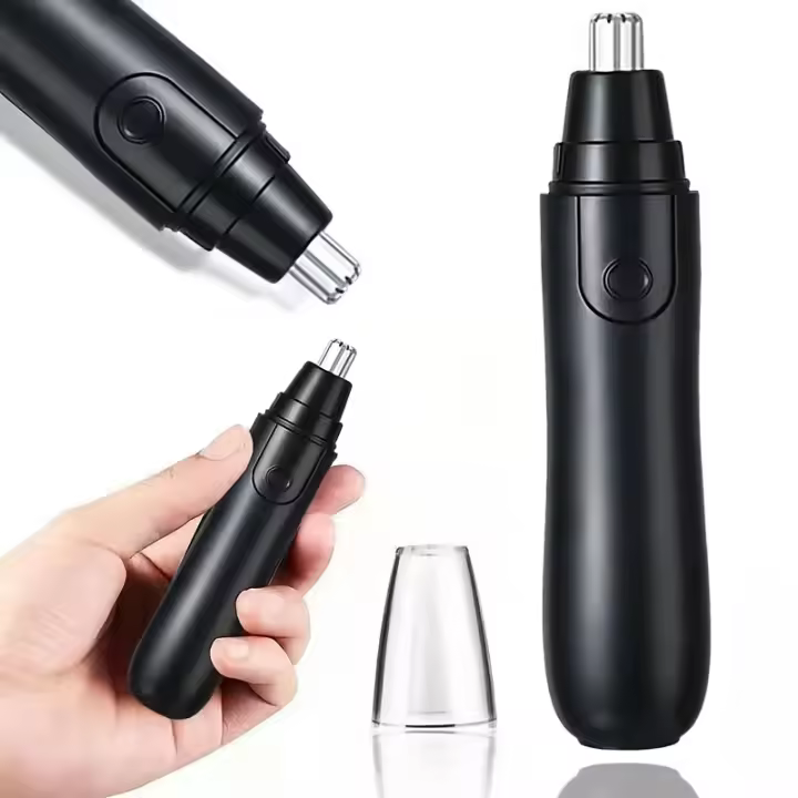 Afeitadora Eléctrica Para Nariz Y Orejas Trimmer De Barba Para Hombres Y Mujeres Kit De Limpieza Raspador De Cejas Y Cuello - 1