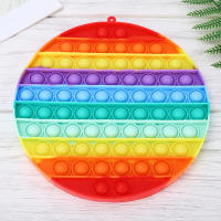 Juguetes Sensoriales De Colores Arcoíris Para Niños Grandes Y Pequeños Juguetes Antiestrés De Tamaño Grande 20cm Para Autismo Regalos Para Niños - details 2