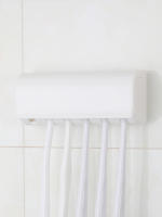 Soporte De Dientes Para El Muro De Plástico Blanco Para El Hogar 6 Dientes Adecuado Para Baño RV Armario Almacenamiento - details 11