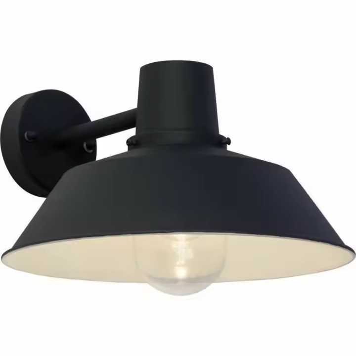 Aplique de Pared Brilliant Negro Antracita Metal 60 W E27 - 1