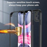 Funda De 360 Grados Para iPhone 15 14 13 12 11 pro Max 14 plus XS MAX XR Transparente Cubierta Completa Rugged Con Protector De Pantalla Integrado - details 6
