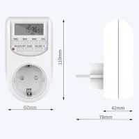 Interruptor De Timer Digital Con Enchufe De Energía Ajustable Para Cocina Enchufe Programable De Horas Y Días EU Plug - details 4