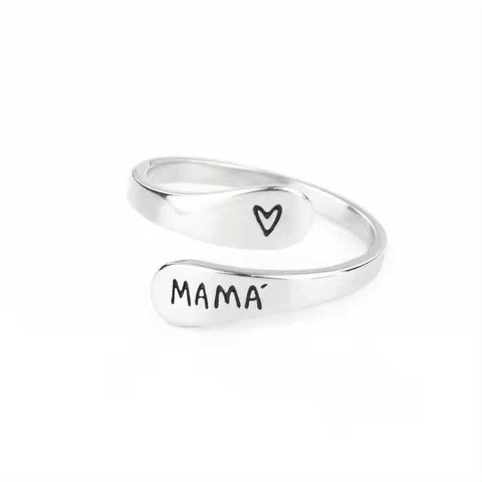 PEDRITA ANILLO DE PLATA AMOR DE MADRE ANILLOS DE PLATA - 1