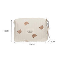 New Mommy Bag Cute Print Embroidery Mommy Bag Zipper Newborn Baby Diaper Bag Nappy Pouch Travel Stroller Storage Bags - details 0