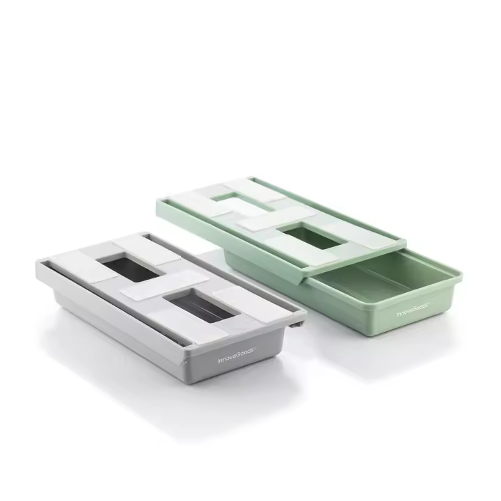 Set de Cajones Auxiliares Adhesivos para Escritorio Underalk InnovaGoods Pack de 2 uds - 1