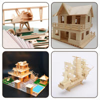 5PCS Madera De Balsa Para Manualidades Y Modelos 1-6mm Material Para Carpintería Y Artesanía Ligero Y De Alta Calidad - details 1