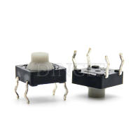 10PCS Botón De Silicona Conductivo Silencioso 8*8*5MM DIP SMD Con 5H De Resistencia Y 8 Pin Touch Switch Para Electrónica - details 2