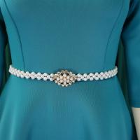 Vestido De Lujo Para Mujer Con Cuello Redondo Manga Larga Cinturado A-Linea Hasta El Tobillo Elegante Vestido De Cumpleaños - details 6