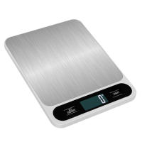 Báscula De Cocina Digital 10kg Para Hornear Y Dieta Personal Pantalla LCD Precisión 1g Escala De Alimentos Electrónica - details 10