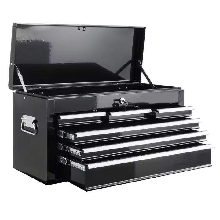 Caja de Herramientas tipo COFRE Con 6 Cajones y 1 Compartimento, 602 x 255  x 337 mm. - 1