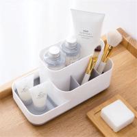 Estuche de plástico para maquillaje, caja contenedora de joyería, organizador de maquillaje, cajones, caja de almacenamiento de cosméticos, soporte para brochas de maquillaje - details 12