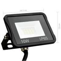 vidaXL Focos LED 10 W 2 unidades blanco frío - details 7
