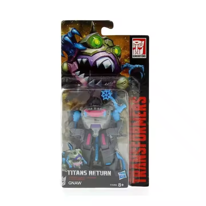 HASBRO - Figura de GNAW Transformers - Colección Titans Returns - Mide 10 cm - Figura de Acción - Recomendado para mayores de 8 años - 1
