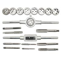 Nueva Herramienta De Juego De Taps Y Dies Métricas 8/12/20Pcs Juego De Herramientas Para Trabajar Metálicos Tamaños M3-M12 - details 6