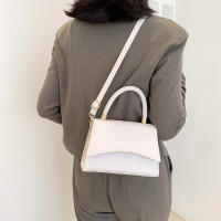 Bolso De Hombro De Cuero PU Sólido Para Mujer Bolso De Mano Pequeño De Diseñador Moda Bolso Cruzado De Lujo Con Asa Superior - details 8