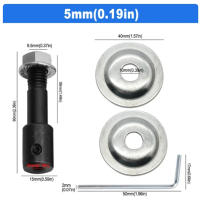 Adaptador De Eje Para Molienda Y Pulido 5-16mm Compatible Con Motor De Trabucazo Adaptador De Conexión Para Rueda De Molienda Metal Negro - details 0