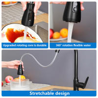 Grifo De Cocina Pull out En Acero Inoxidable 304 Montado En Piso Con Cabezal De Agua Grifo De Esterilla Ajustable Para Agua Caliente Y Fría - details 2