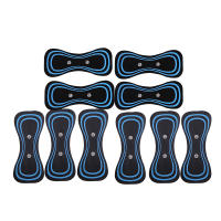 Parches De Gel Para Masajeador De Cuello EMS Reemplazo De Entrenador De Caderas Estimulador Muscular Adhesivo Accesorios De Masajeador Corporal Negro - details 1