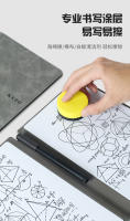 Set De Cuaderno Reutilizable A5 Con Pluma De Pizarra Blanca Y Paño De Borrado Cuaderno De Memoria De Cuero Estilo Portátil Planificador Semanal Para Oficina - details 2