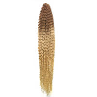 Cabello Sintético Enredado Largo 34 Pulgadas Natural Ombre Rojo Rubio Marrón Extensiones De Cabello Tejido Crochet Textura Rizada Y Enredada Suave Para Negras - details 10
