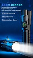 Linterna Táctica LED De Alta Potencia 2000LM Con Pantalla Y Luz USB Para Camping Pesca Emergencia Recargable Zoom - details 0